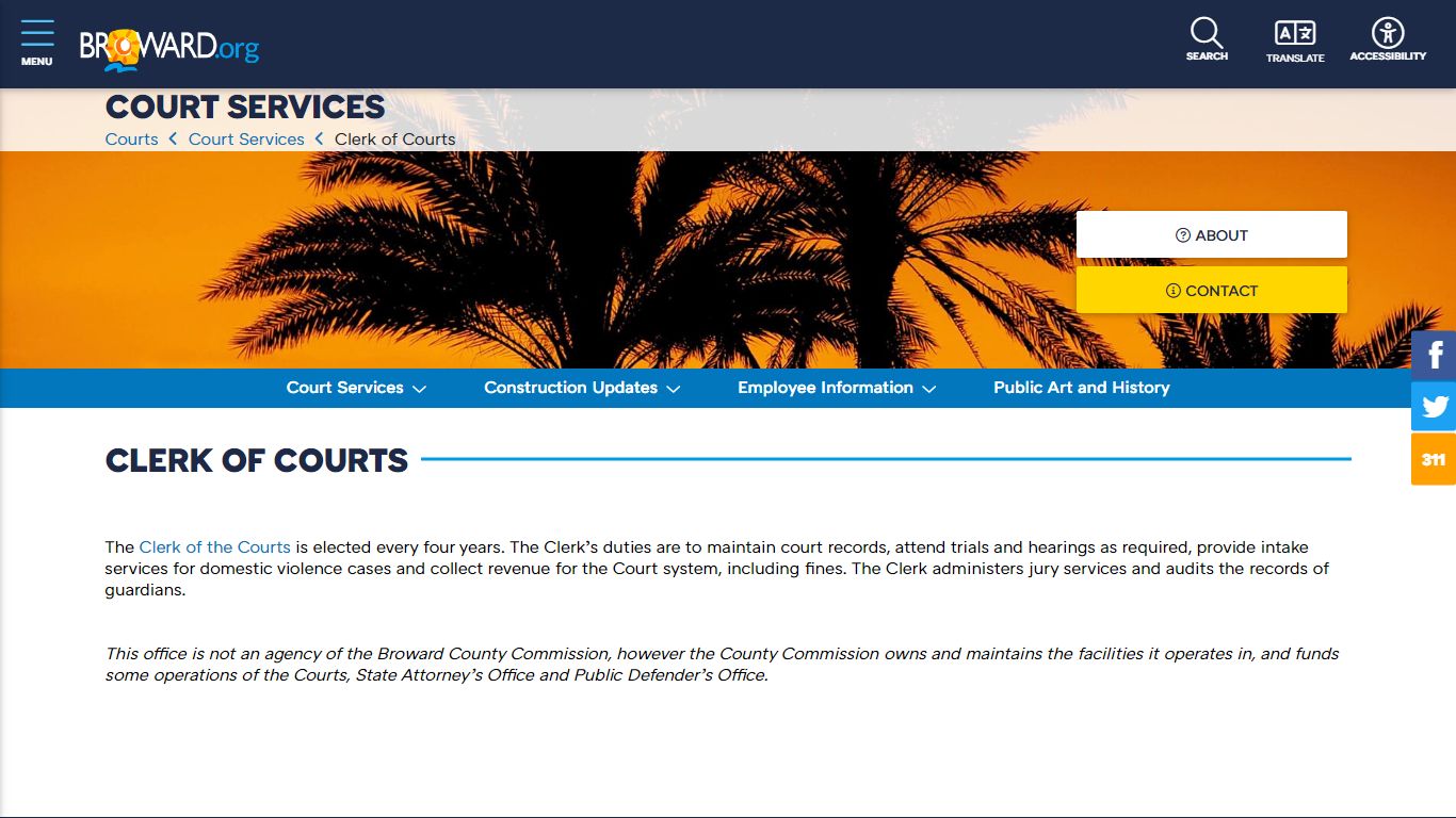 Court Services Clerk of Courts - Broward County, Florida